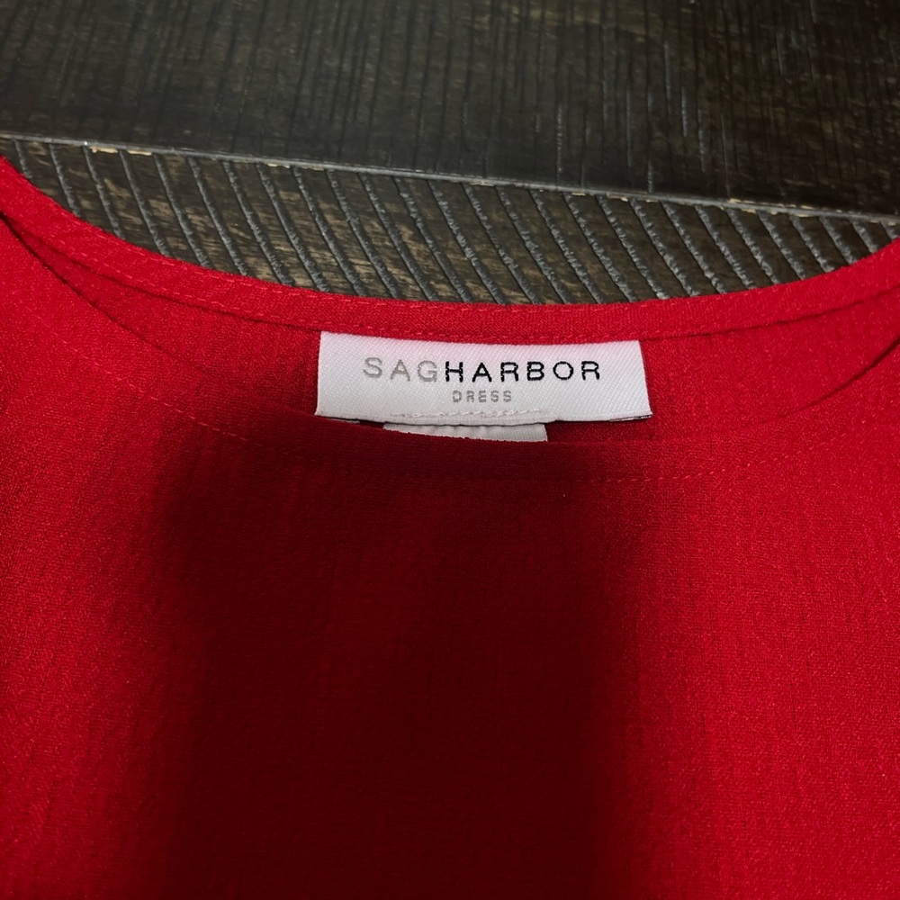 Sag Harbor Vibrant Red Blouse